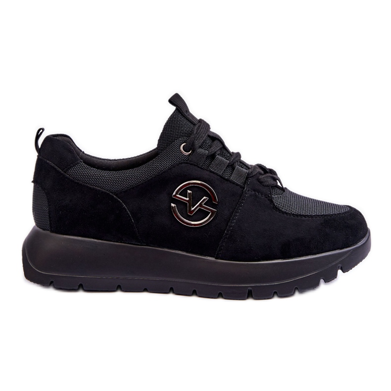 Vinceza Scarpe sportive con plateau da donna nere Aisha nero