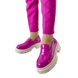 Scarpe in vernice rosa di Phaneuf