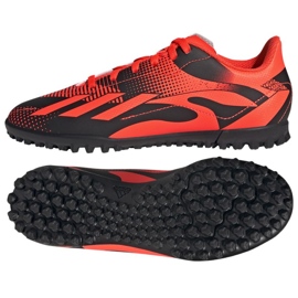 Scarpe da calcio Adidas X Speedportal Messi.4 Tf Jr GZ5136 arancia arance e rosse