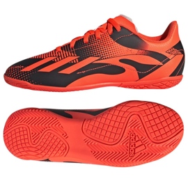 Scarpe da calcio Adidas X Speedportal Messi.4 In Jr GZ5138 arancia arance e rossi