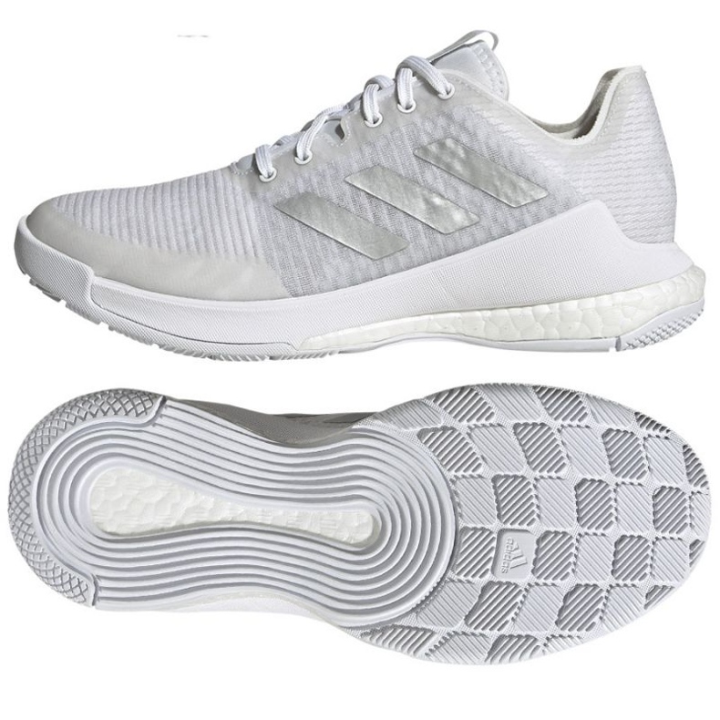 Scarpe da pallavolo adidas CrazyFlight W HR0635 bianca bianca
