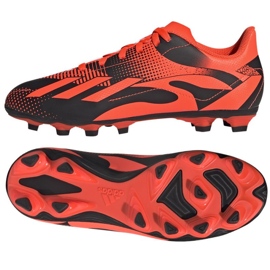 Scarpe da calcio Adidas X Speedportal Messi.4 Fg Jr GZ5139 arancia arance e rosse