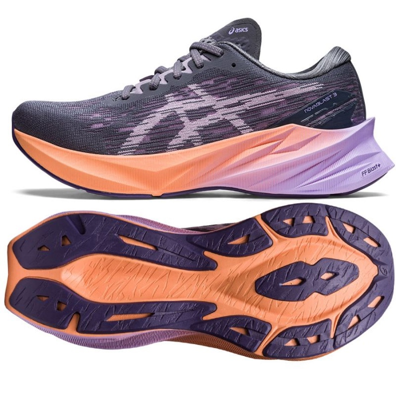 Scarpe da corsa Asics Novablast 3 W 1012B288 020 viola