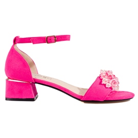 Sandalo basso rosa Shelovet da donna
