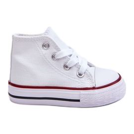 Sneakers alte da bambino Filemon bianche bianco