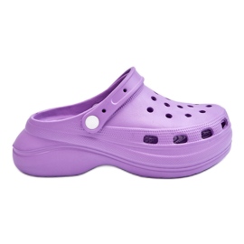 FS1 Ciabatte da donna in gommapiuma Crocs Viola Coline