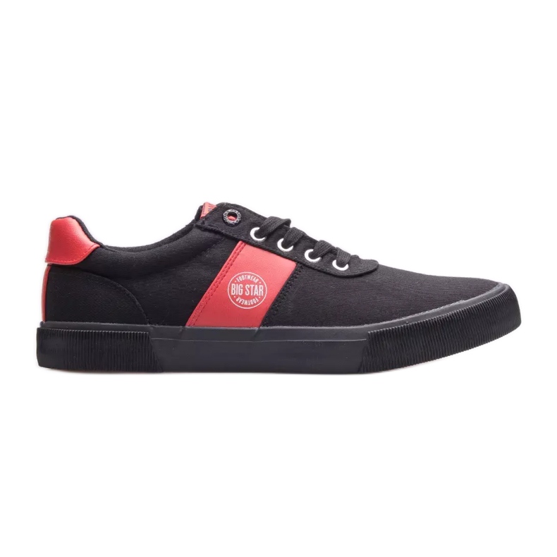 Sneakers da uomo Big Star JJ174255 nero rosso
