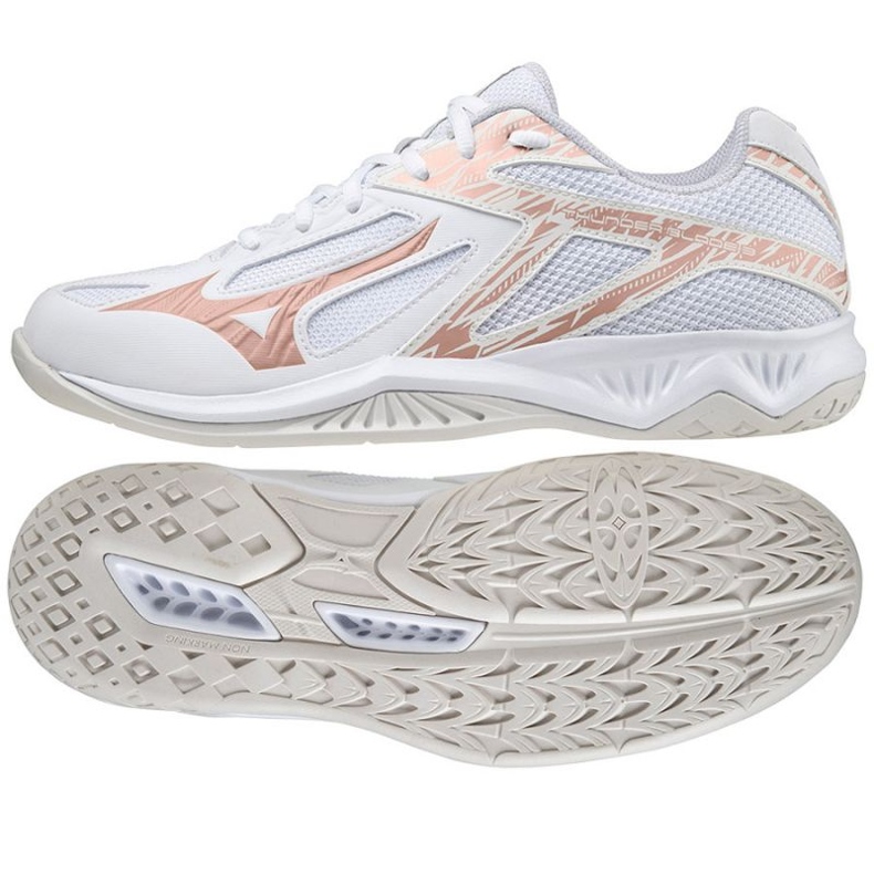 Scarpe da pallavolo Mizuno Thunder Blade 3 W V1GC217036 bianca bianca