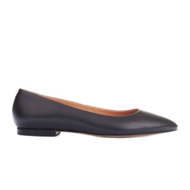 Marco Shoes Ballerine in morbida pelle nero