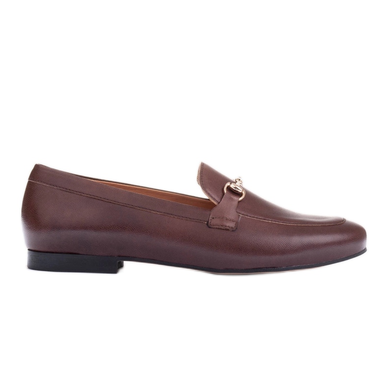 Marco Shoes Mocassini con decorazioni in metallo marrone