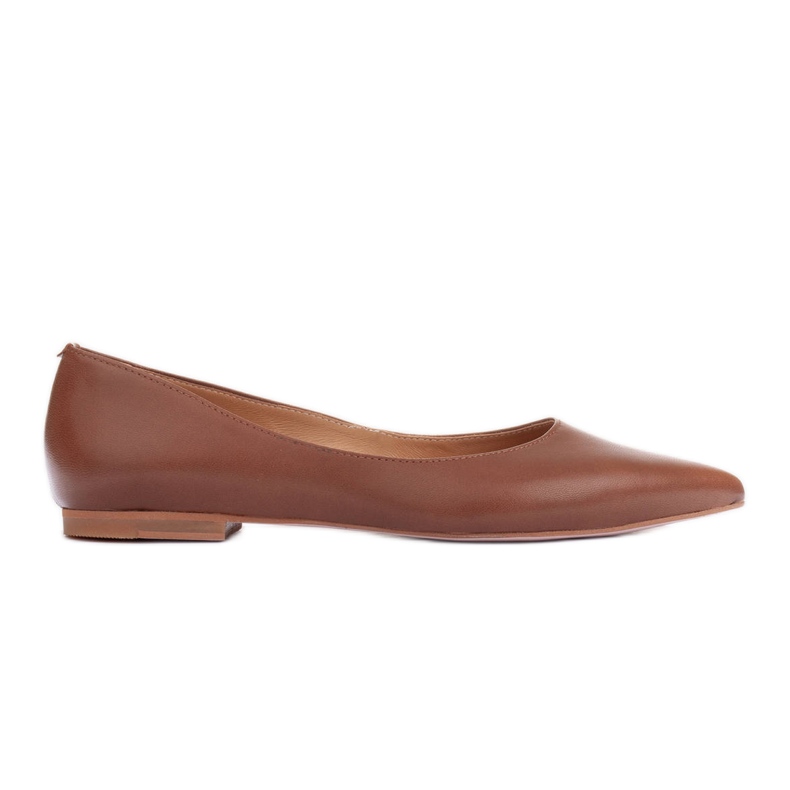Marco Shoes Ballerine sottili marrone