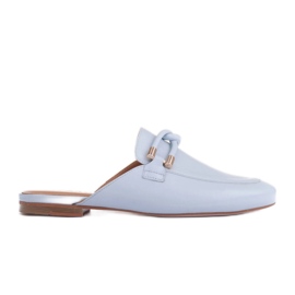 Marco Shoes Pantofole con decorazione blu