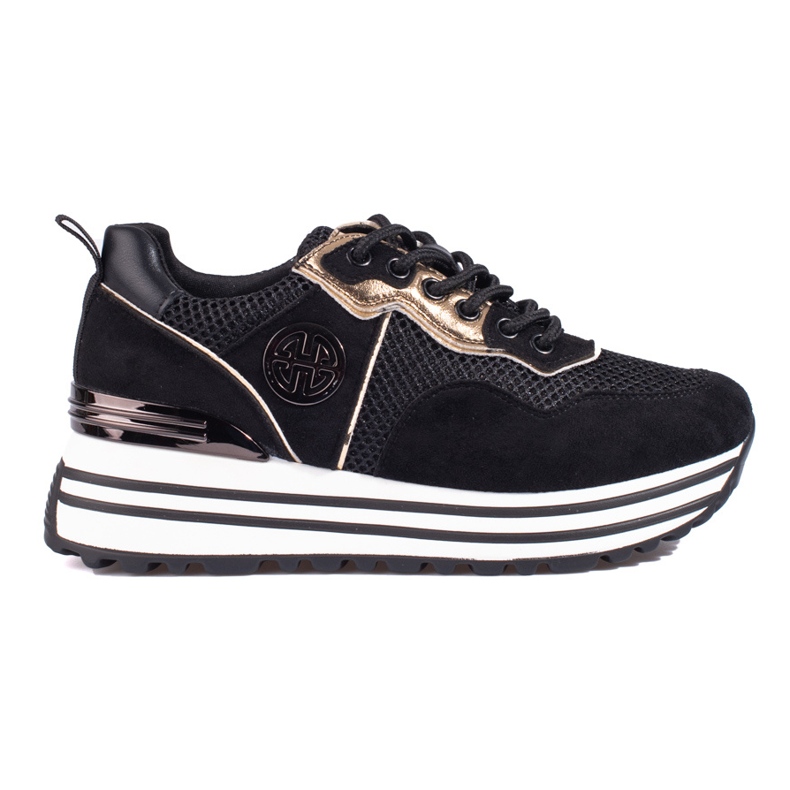 W. Potocki Sneakers stringate da donna Potocki nere nero
