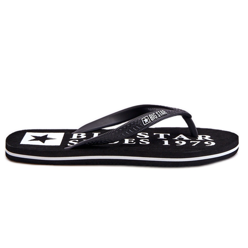 Infradito leggere da uomo Big Star LL174444 nere nero