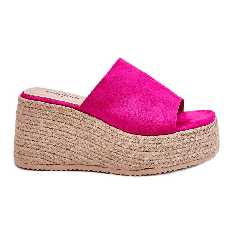 FS1 Infradito Donna Con Zeppa E Plateau Fucsia Ysabel rosa