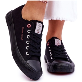 Sneakers Classiche da Donna Cross Jeans LL2R4051 Nere nero