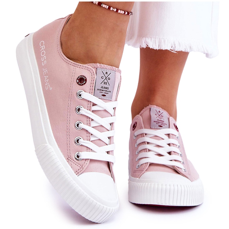 Sneakers da donna Cross Jeans LL2R4068 Nude rosa