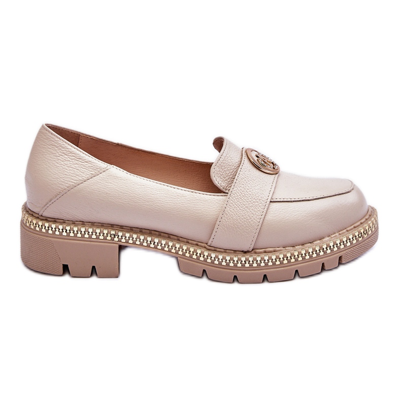 FILIPCZYK Eleganti Mocassini In Pelle Laverne Beige Chiaro