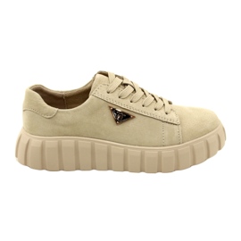 Sneakers Filippo DP4138 in pelle scamosciata beige