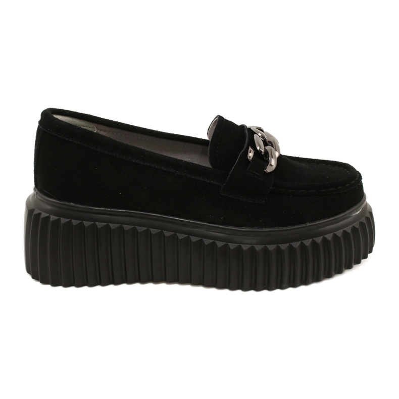 Mocassino scamosciato Filippo DP4450 BK nero