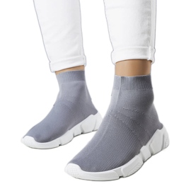 Sneakers alte grigie di William grigio