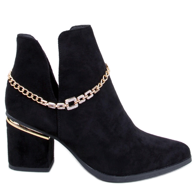 BM Stivali Virginia Black con tacco primaverile nero