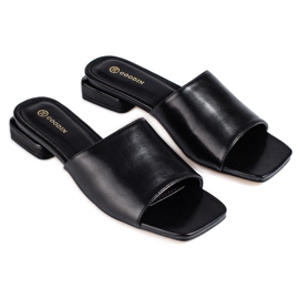 Sandali neri classici da donna con tacco Shelovet nero