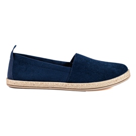W. Potocki Espadrillas da donna in camoscio Potocki blu navy blu