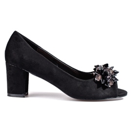 Eleganti décolleté sul palo Shelovet nero