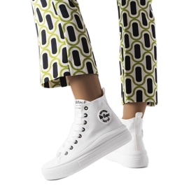 Sneakers bianche Lee Cooper LCW-23-44-1627L bianca