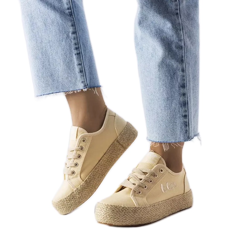 Espadrillas beige Lee Cooper LCW-23-31-1795L