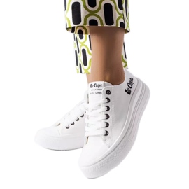 Sneakers bianche Lee Cooper LCW-23-44-1623L bianco