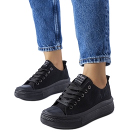 Sneakers nere Lee Cooper LCW-23-44-1624L nero