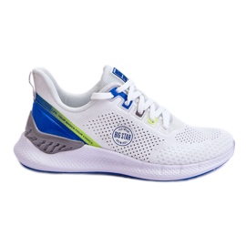 Sneakers Comode da Uomo Memory Foam Big Star LL174102 Bianche bianco