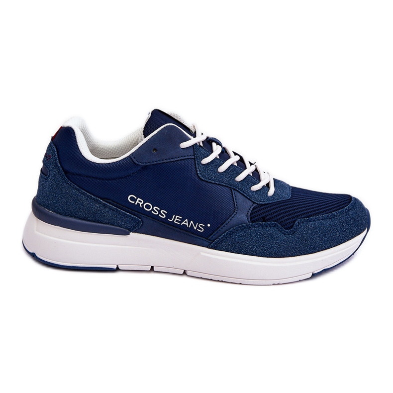 Scarpe sportive da uomo Cross Jeans LL1R4051 blu navy