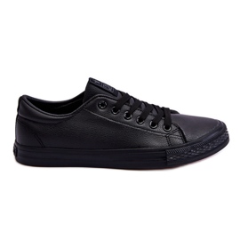 Scarpe da ginnastica classiche stringate da uomo Black Hank nero