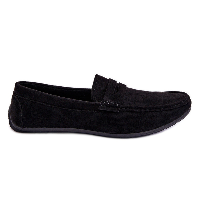 Mocassini in pelle scamosciata da uomo Black Mack nero