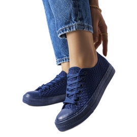 BM Sneakers in tessuto blu navy di Thibodeau