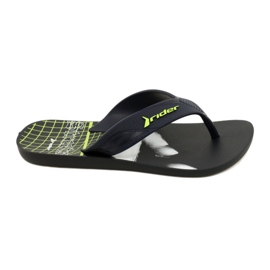 Infradito da uomo Rider 11804 AE205, nere nero