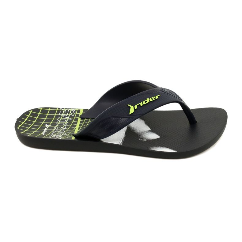 Infradito da uomo Rider 11804 AE205, nere nero
