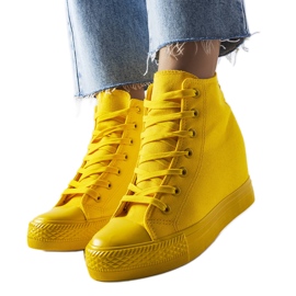 BM Sneaker gialle con zeppa di Groussay giallo