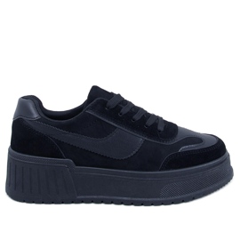 BM Scarpe da ginnastica con plateau Foret Black nero