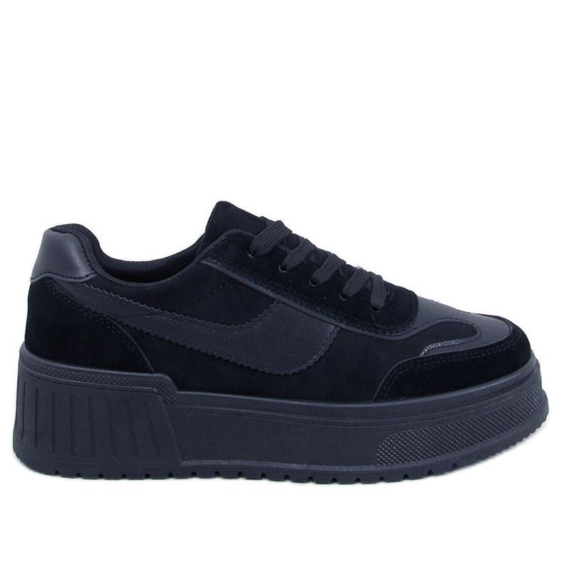 BM Scarpe da ginnastica con plateau Foret Black nero