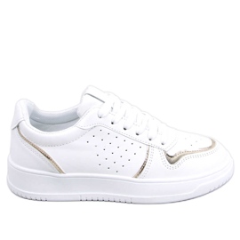 BM Sneakers Reggi Gold da donna bianca