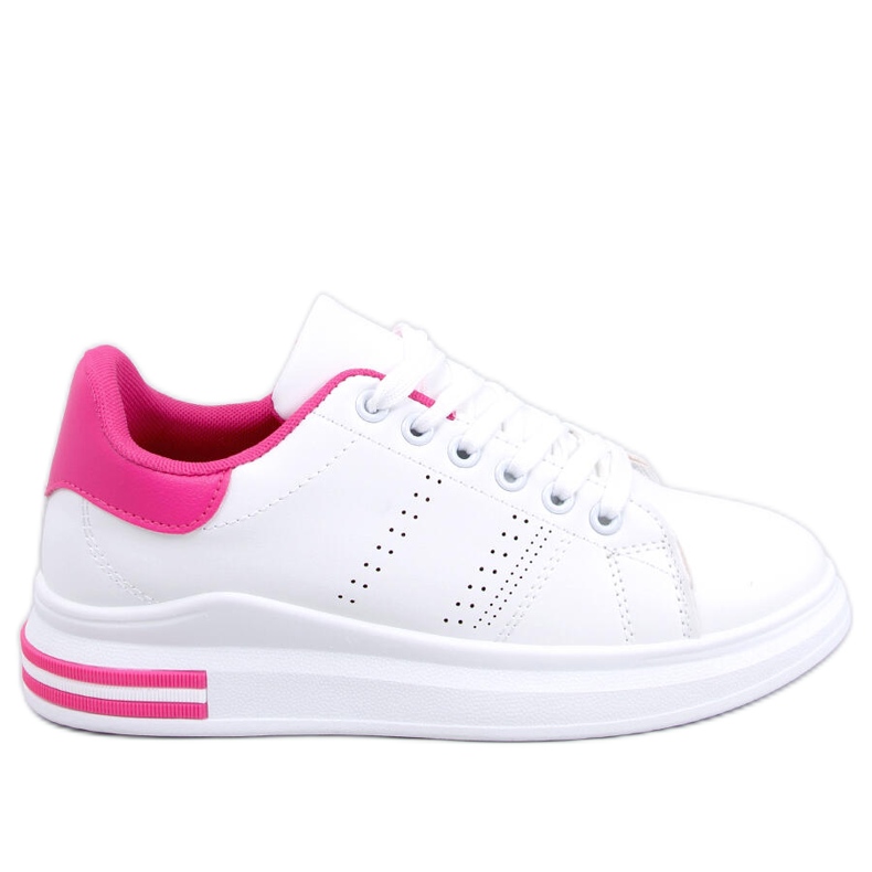 Sneakers con zeppa Maes Rose bianca