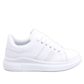 BM Sneakers con zeppa Maes bianche bianco