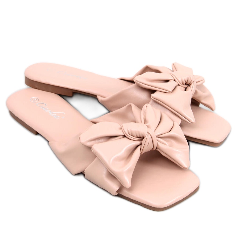 Ciabatte Minnen Nude Bow rosa