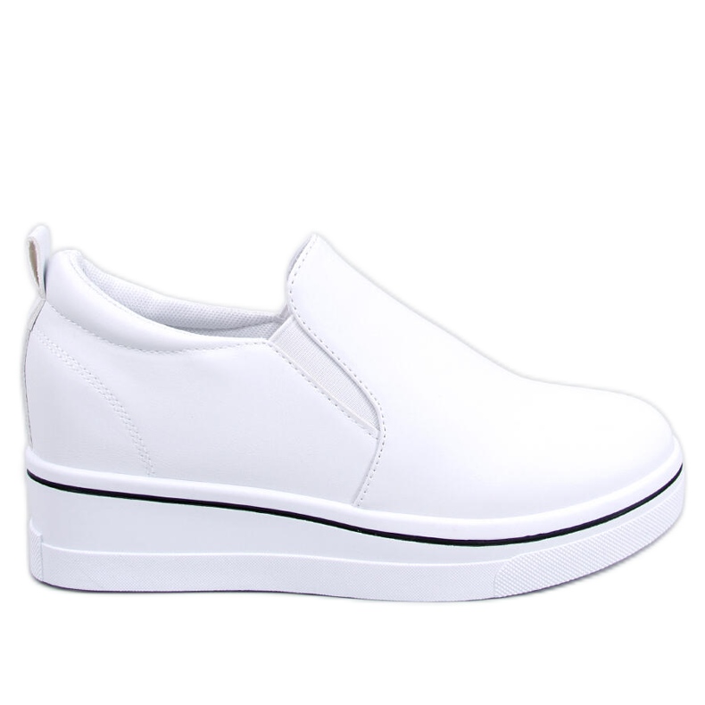BM Sneakers con zeppa Naito bianche bianca