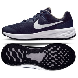 Scarpe Nike Revolution 6 Jr. DD1096-400 bianca