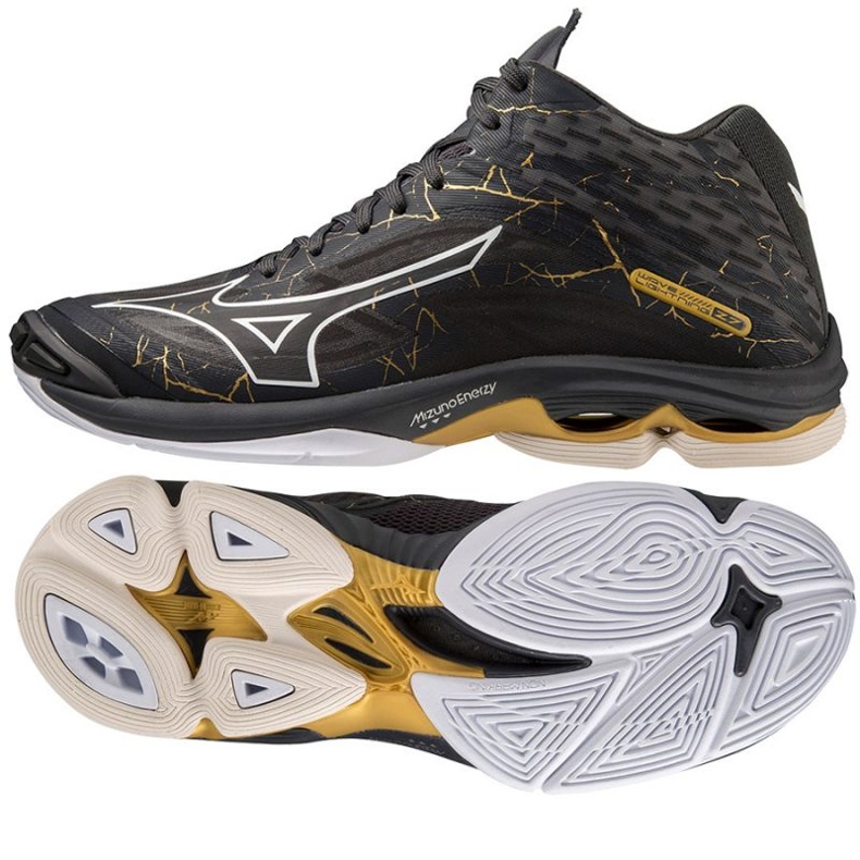 Scarpe Mizuno Wave Lighting Z7 Mid M V1GA225041 nero nero